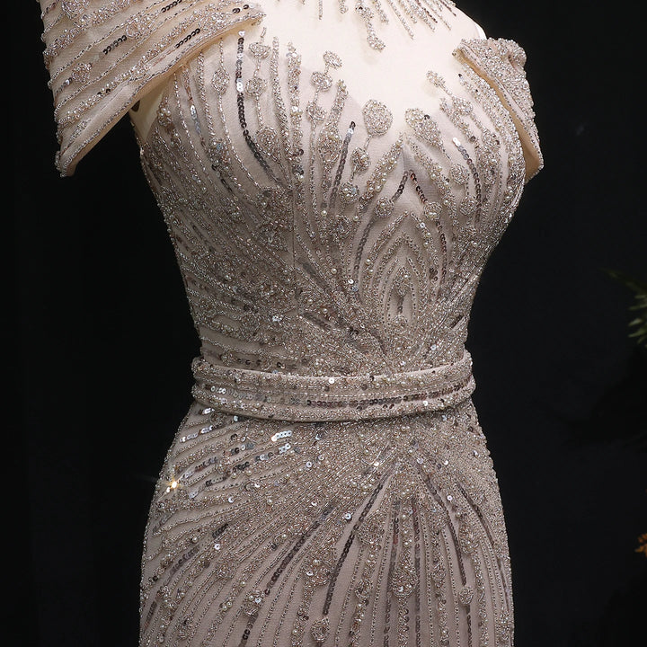 Luxury Off Shoulder Evening Party Dress