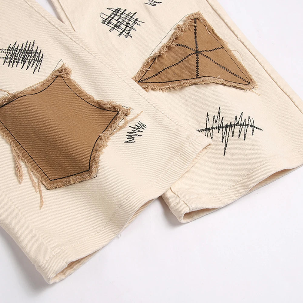 Stylish Slim Bootcut Denim Jeans Pants