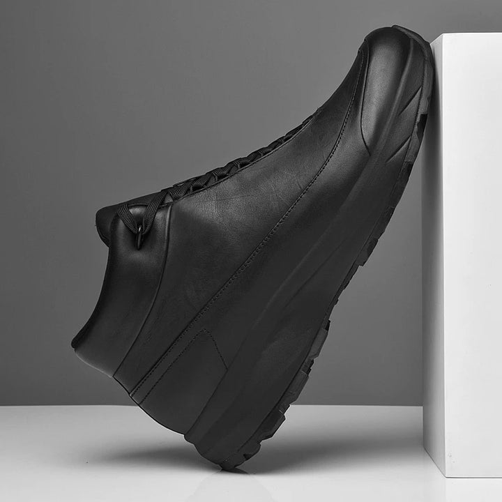 High-Top Lace-Up Casual Walking Boots