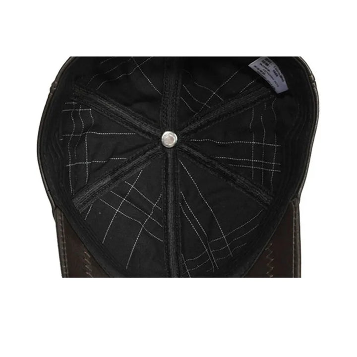 Lavish Natural Leather Men's Baseball Cap