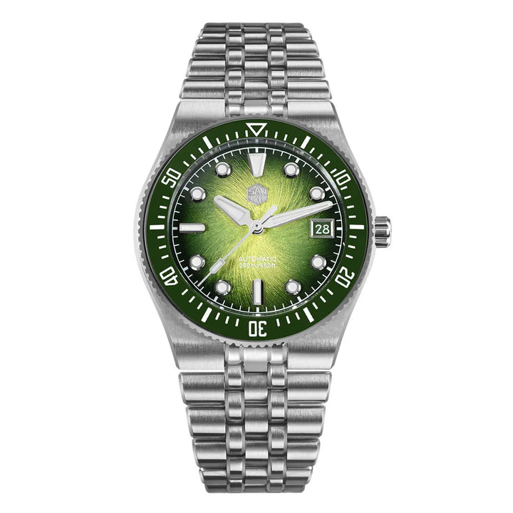 Classic Spiral Dial Automatic Wristwatch