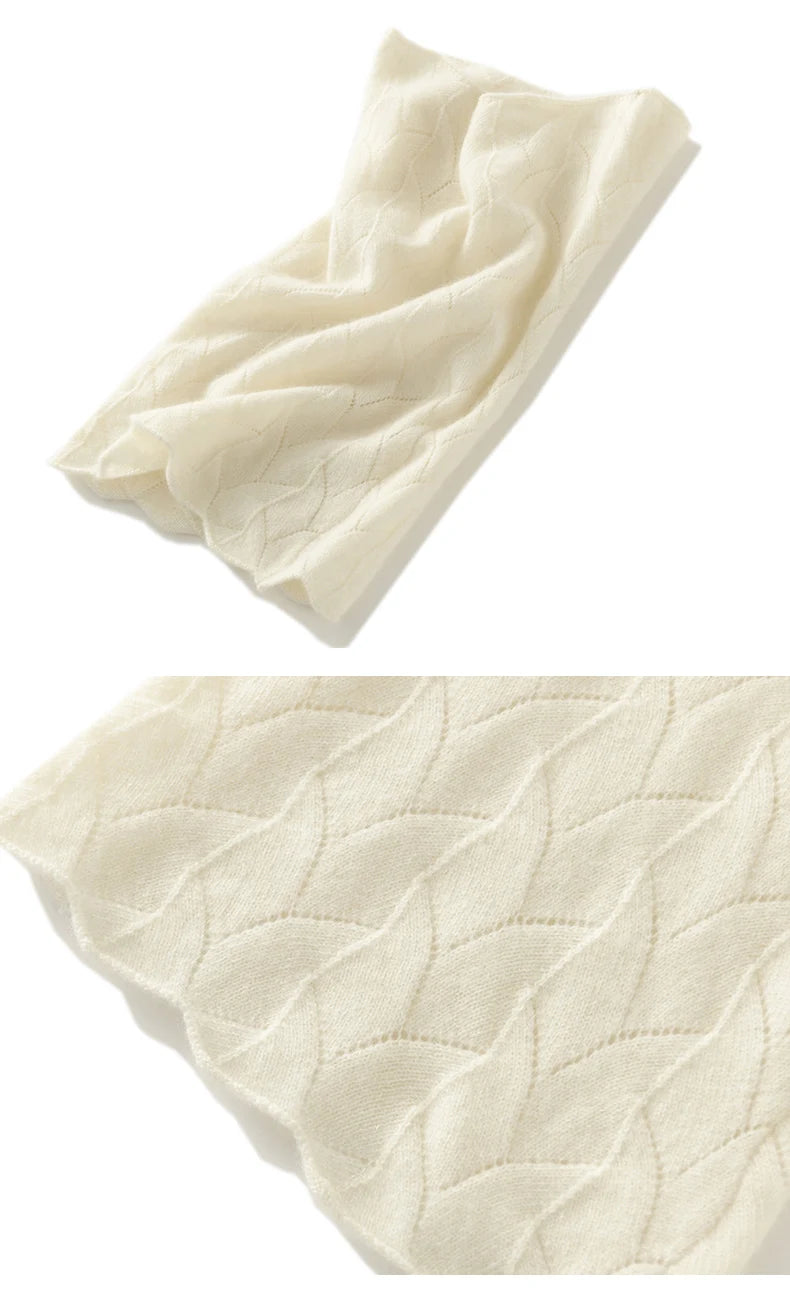 Stylish Hollow Neck Pullover Scarf