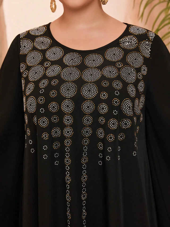 Luxury Neck Conservative Burqa Dress