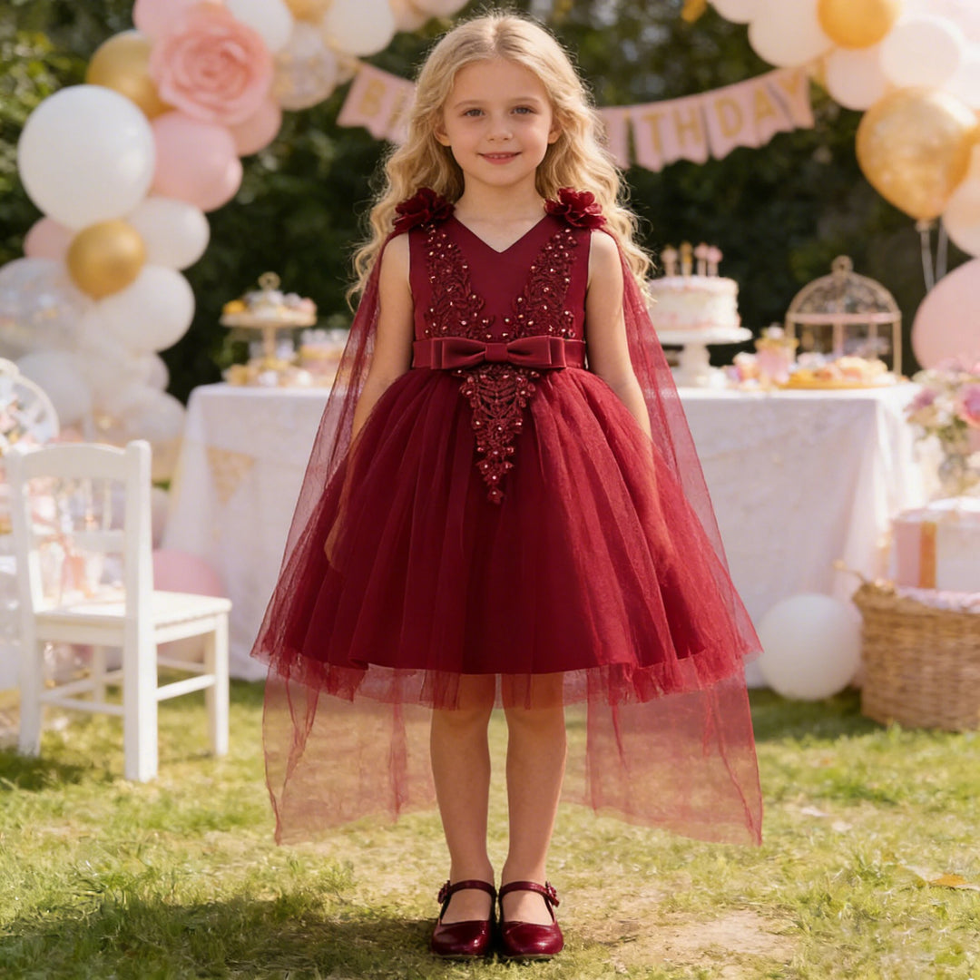 Elegant Bow Tie Party Dress