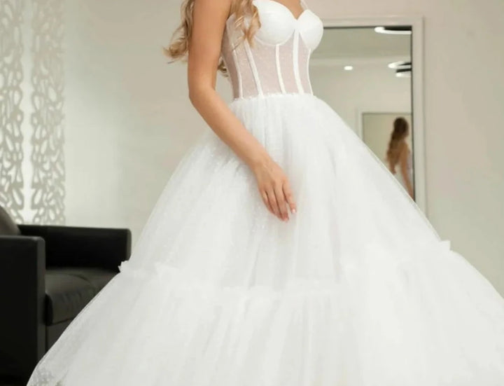 Sweetheart Tulle Bridal Dress