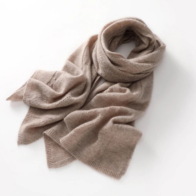 High-Quality Cashmere Knitted Scarf