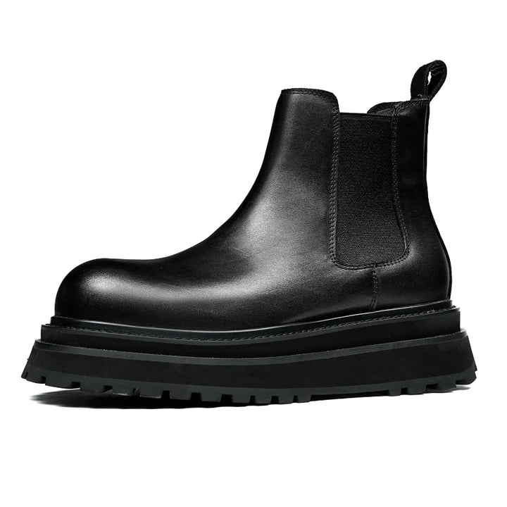 Light Thick-Soled British Style Chelsea Boots