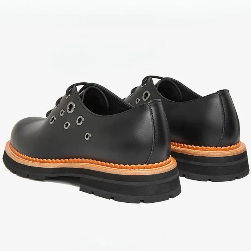 Noble Men's Hand-Sewn Derby Shoes