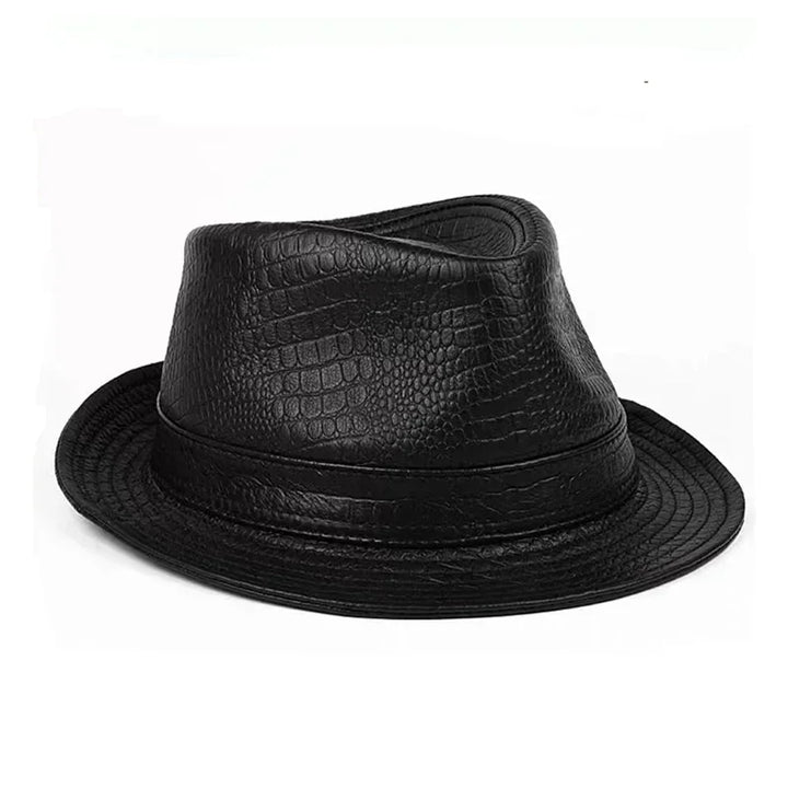 Classic Leather Gentleman Hat