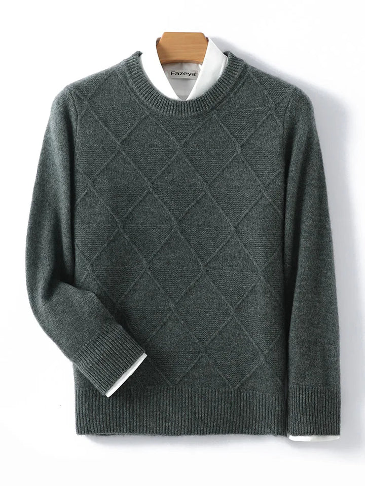 Casual Pure Wool Knitted Sweater