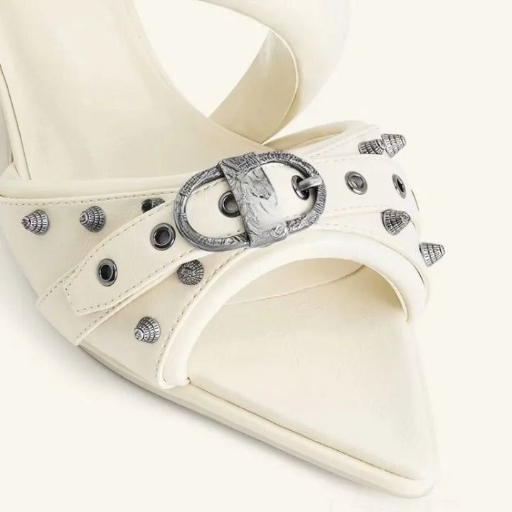 Sweet Pointed Toe High-Heel Slippers
