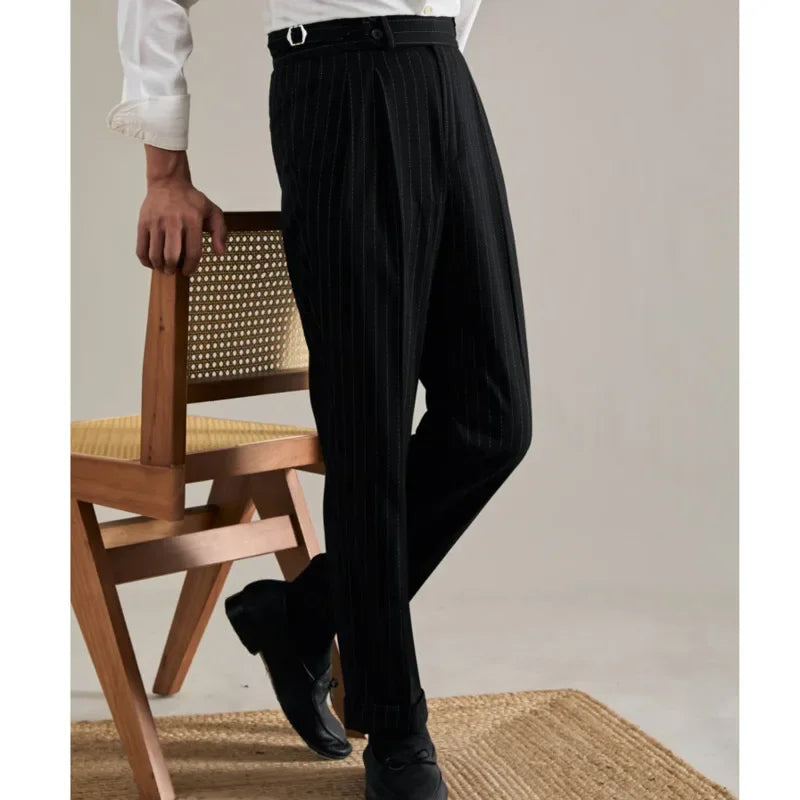 Refined High Waist Office Pants