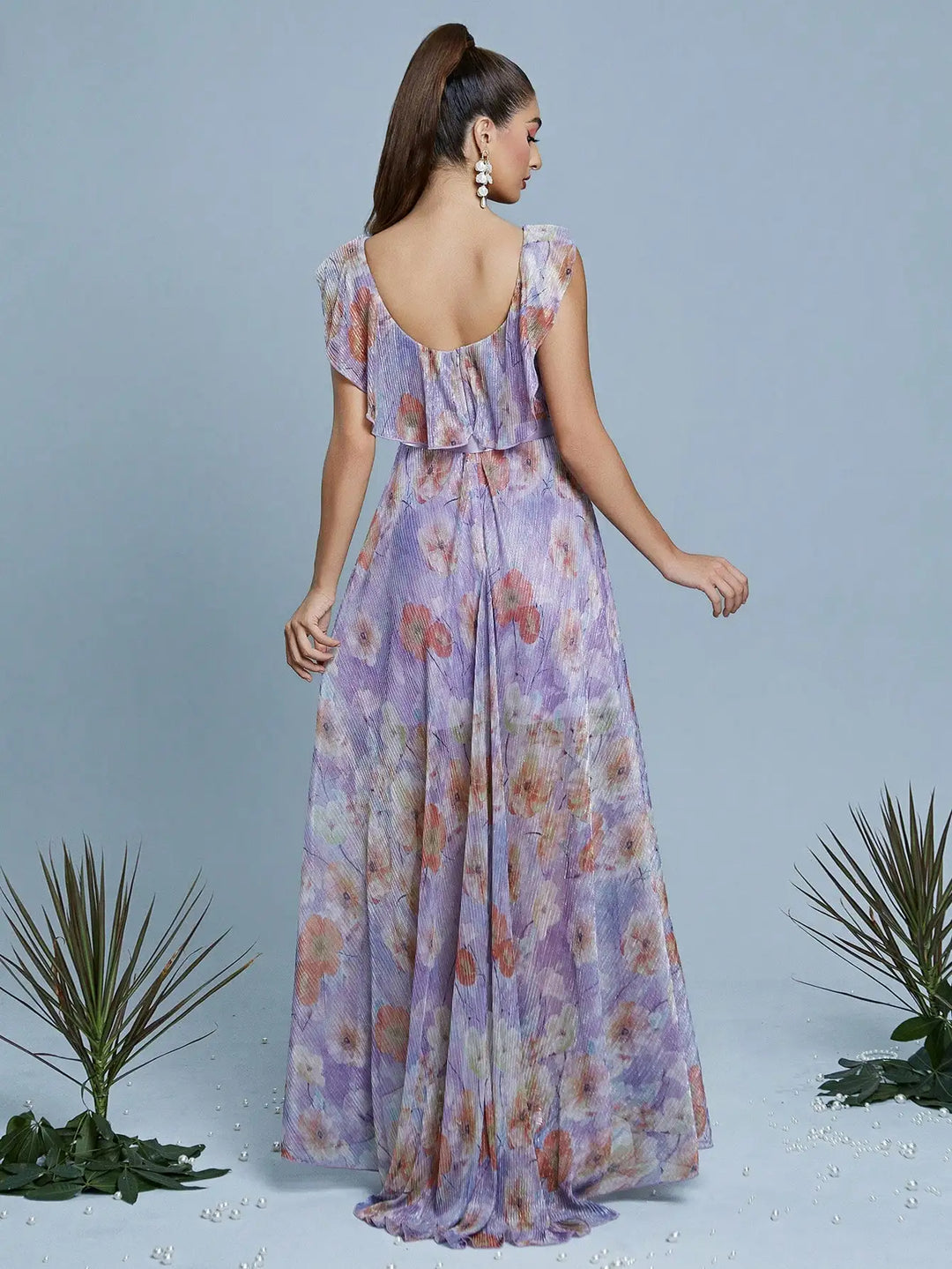 Stylish Asymmetrical Bow Party Dress
