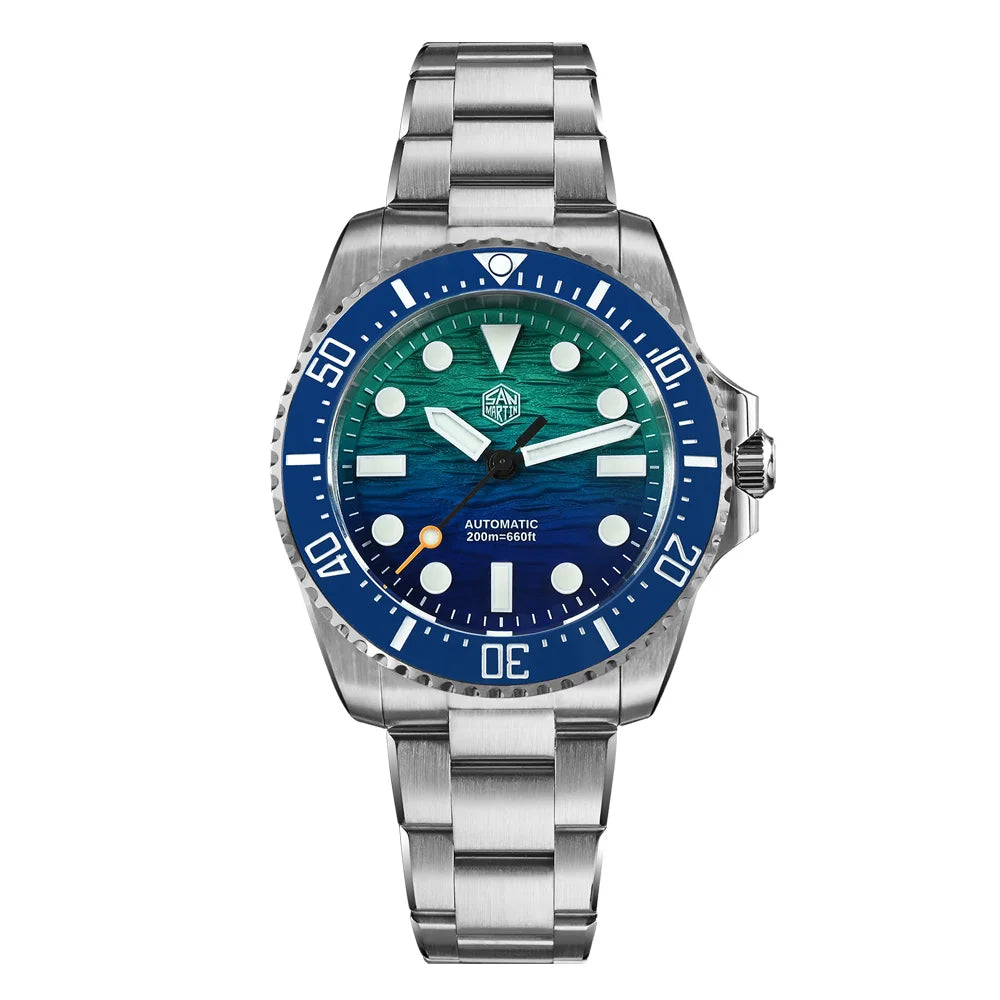 Regal Waves Texture Dial Mechanical Watch
