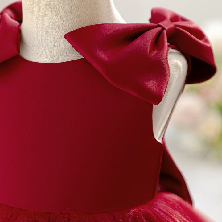 Elegant Bow Tulle Girl&