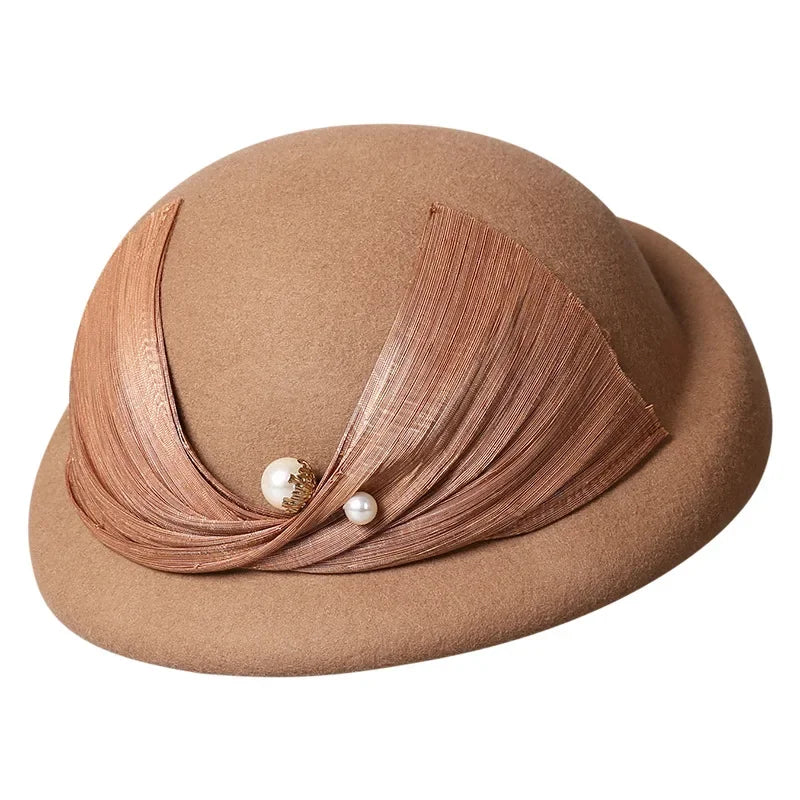 French Silk Linen Beret Hat