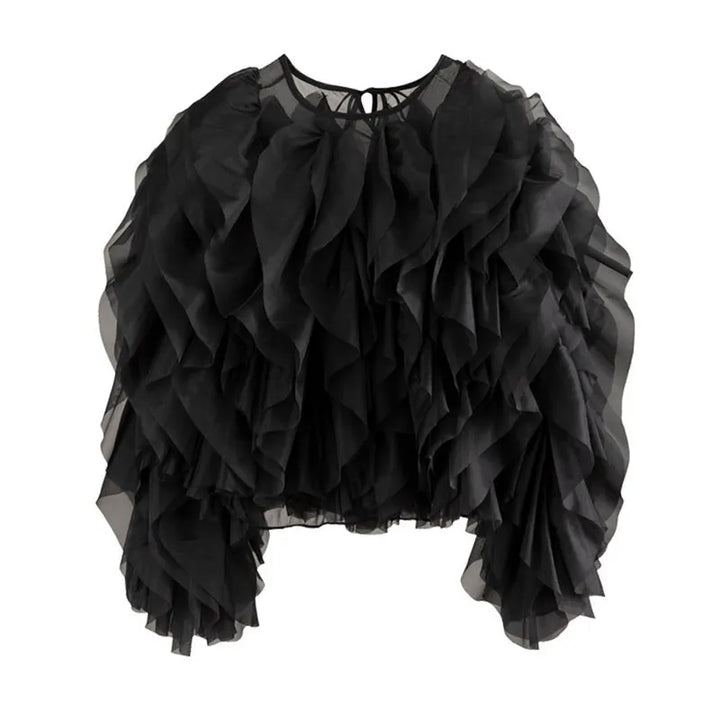 Stylish Ruffles Fashion Blouse