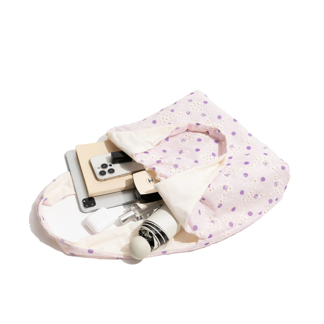 Elegant Lace Embroidery Hobo Bag