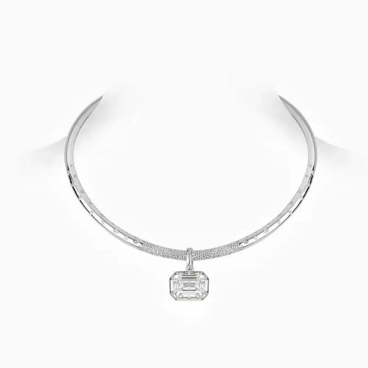 Stylish Pure Silver Pendant Necklace