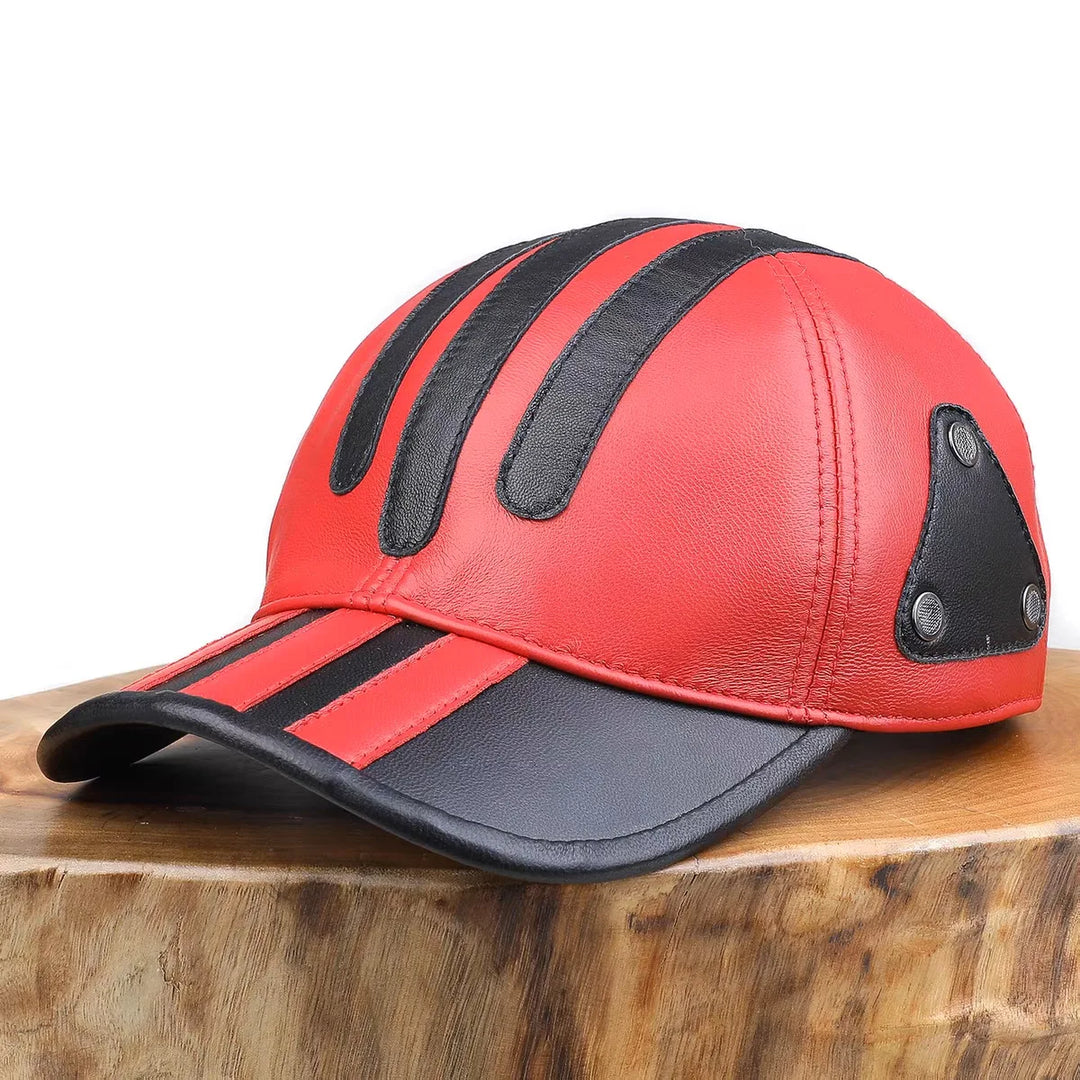 High Quality Suede Leather Baseball Cap