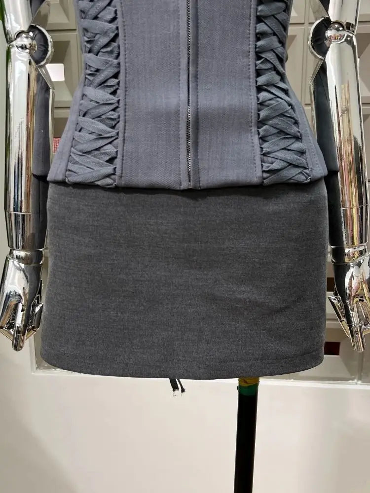 Stylish Backless Night Club Outfit