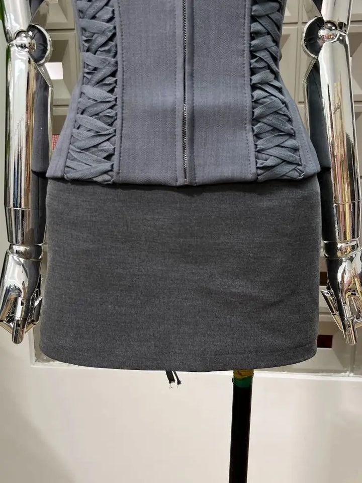 Stylish Backless Night Club Outfit
