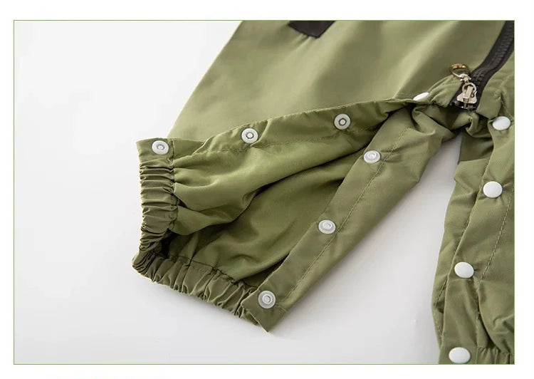 Stylish Hooded Toddler Jumpsuit