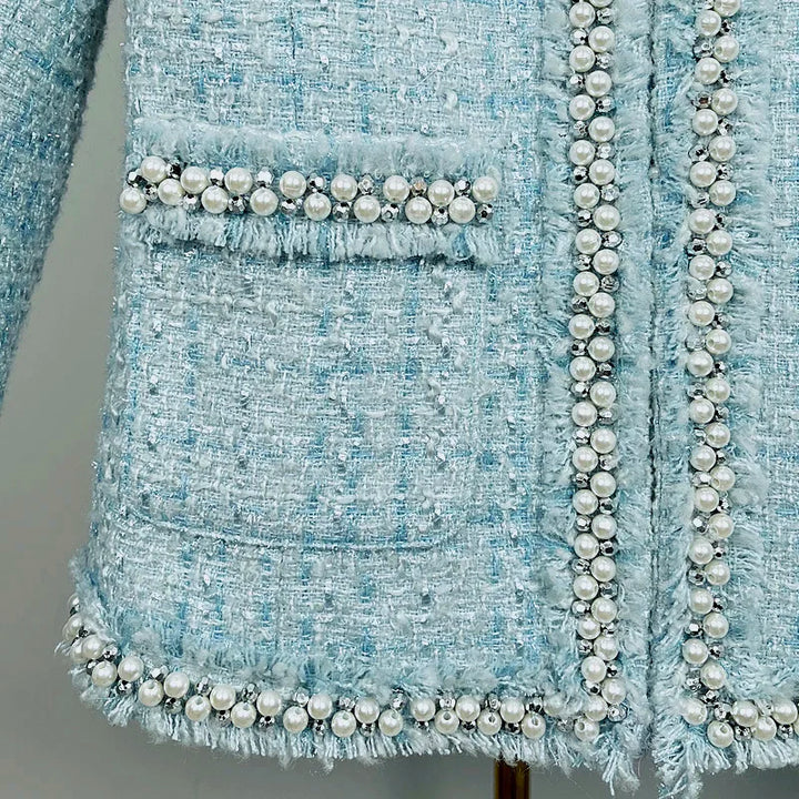 Elegant Coarse Floral Short Jacket