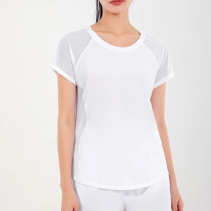 Quick Dry Short Sleeve Yoga Tops