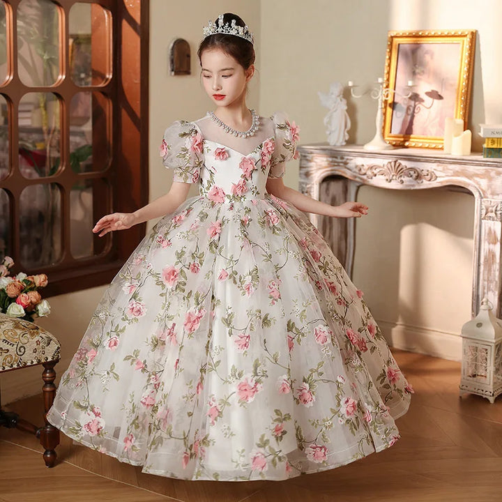 Fashionable Flower Princess Party Dress