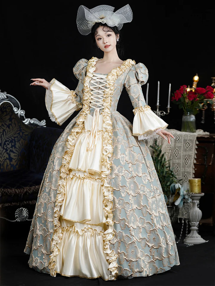 Renaissance-Inspired Evening Dress