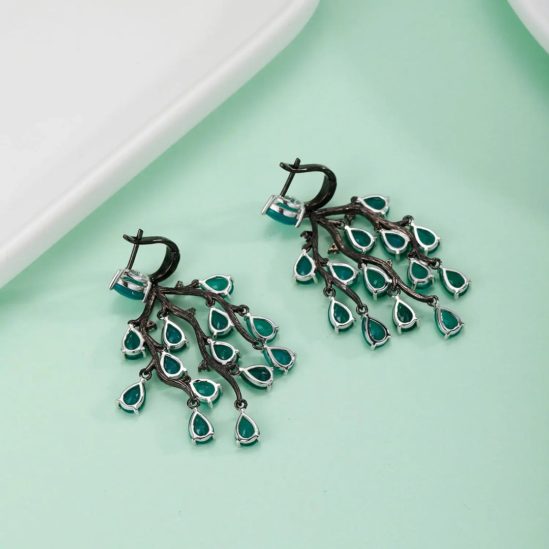 Natural Creative Pine Branch Earrings