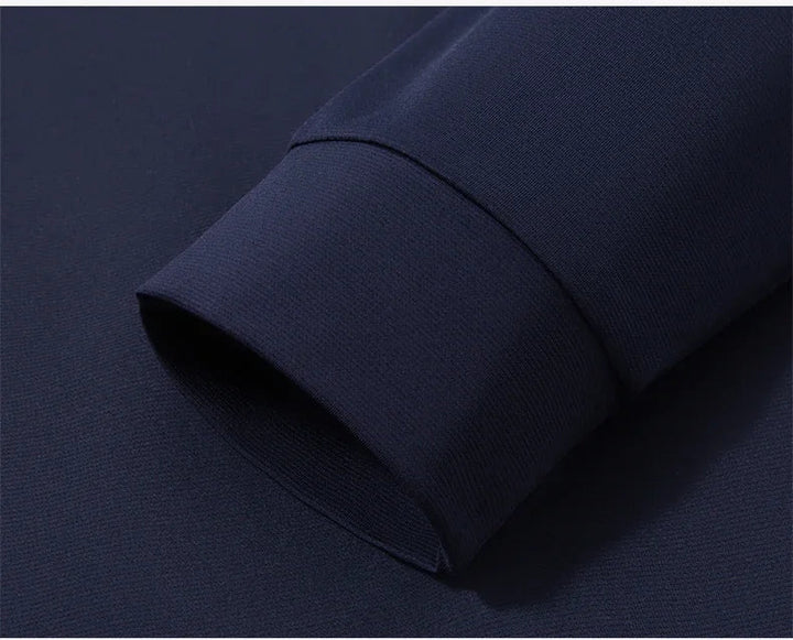 Luxury Long Sleeve Slim Polo Shirt