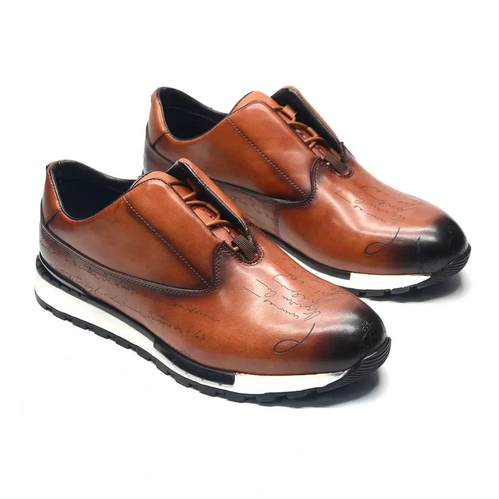 Smart Oxford Leather Sneakers