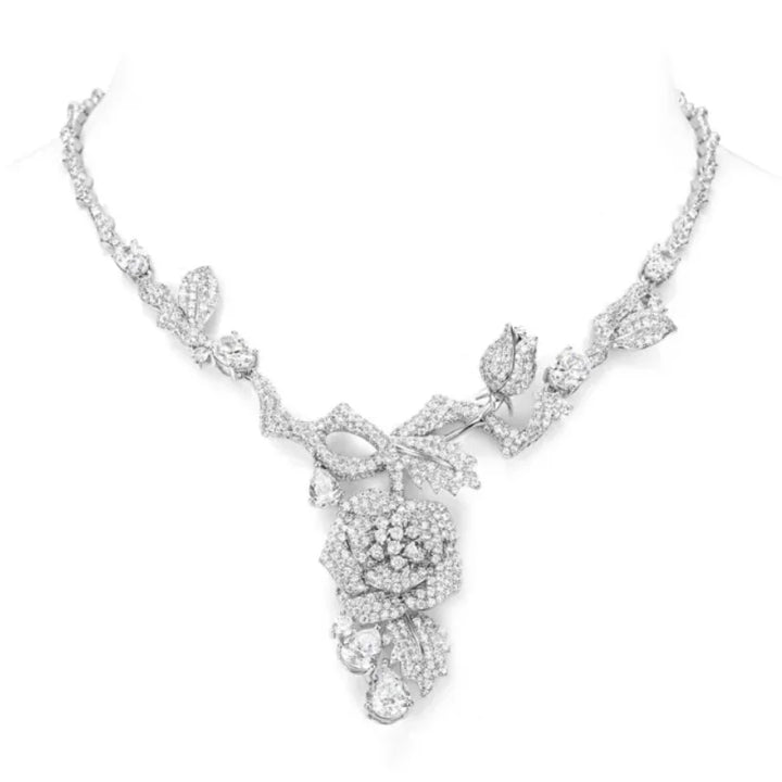 Refined Synthetic Zircon Pendant Necklace