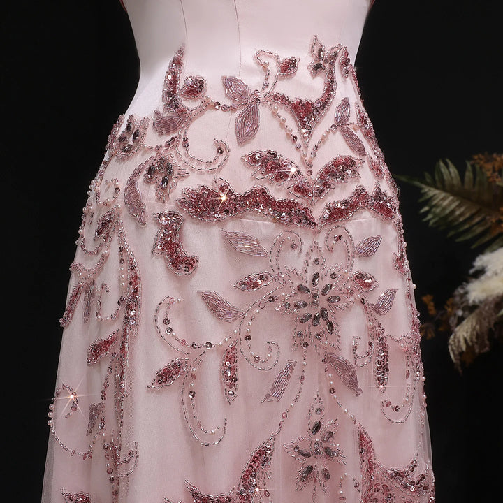 Luxury Sweetheart Beaded Evening Dress