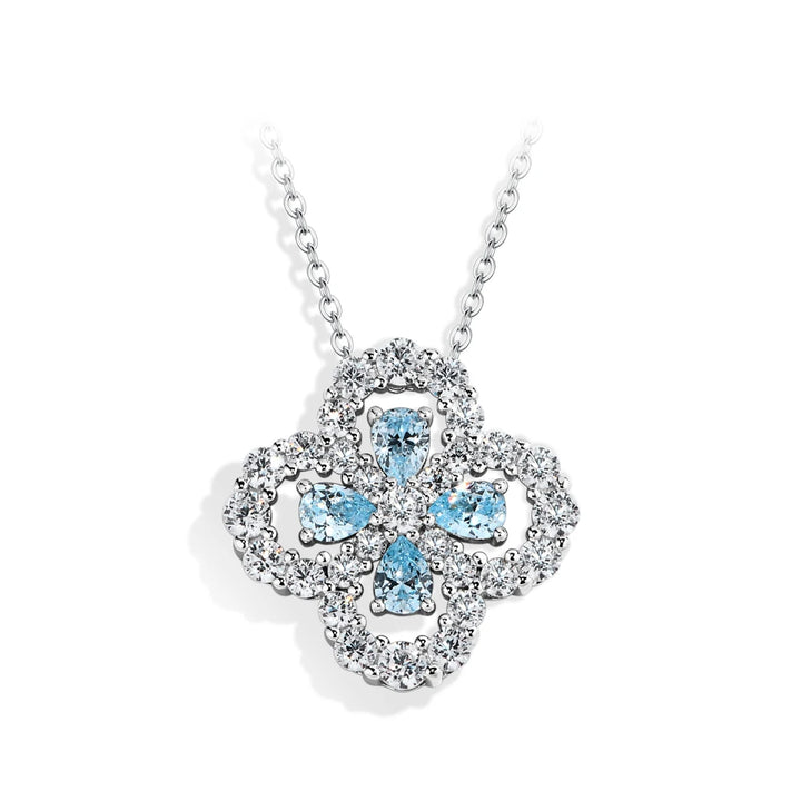 Delicate Loop Full Motif Moissanite Necklace