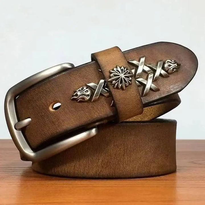 Genuine Cowhide Leather Casual Wear Belt