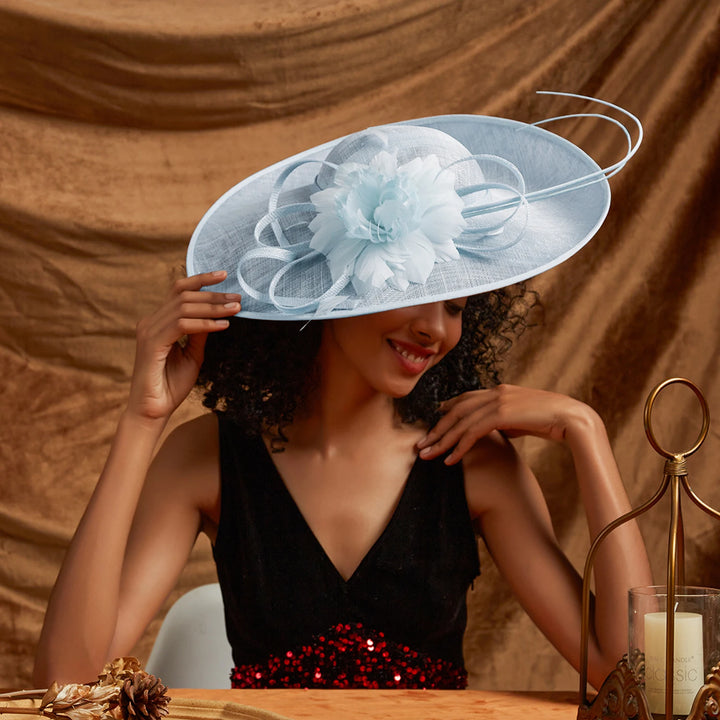 Unique Derby Sinamay Hat