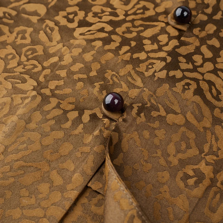 Elegant Short Sleeved Silk Shirt