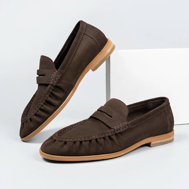 Premium Flat Heel Penny Loafers