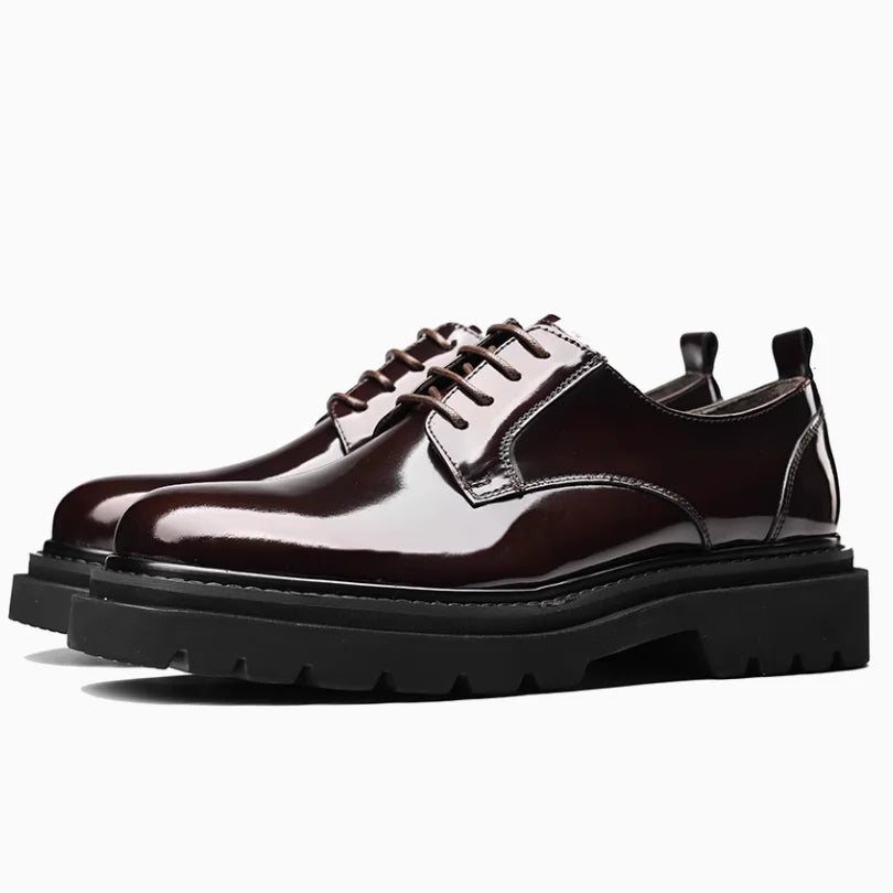 British Business Thick-sole Derby Shoes