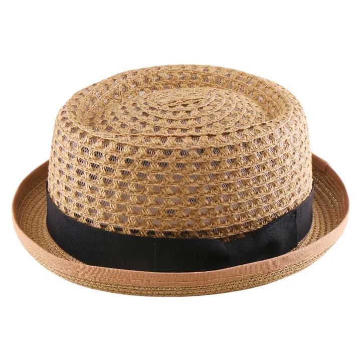Stylish Curved Straw Panama Hat