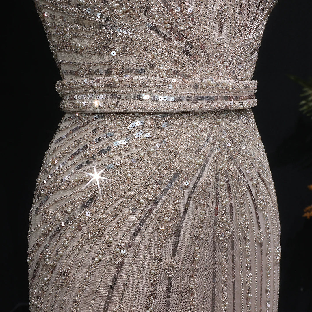 Luxury Off Shoulder Evening Party Dress