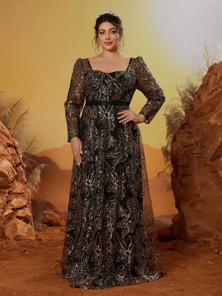 High-end Embroidered Evening Party Dress