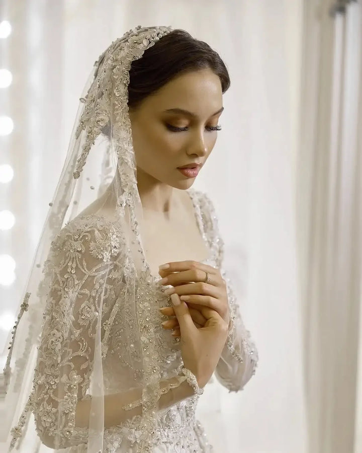 Embellish Crystals Beaded Wedding Couture