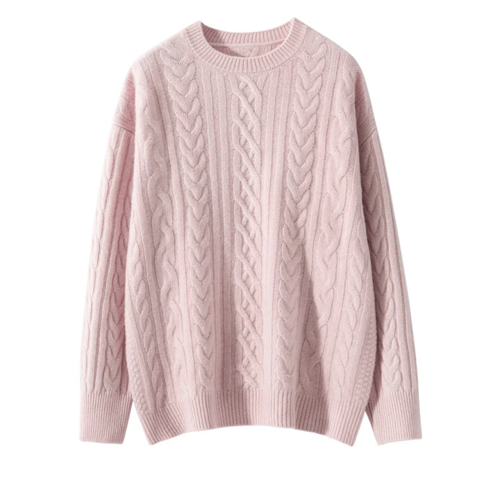 Elegant Twist Cozy Cashmere Sweater