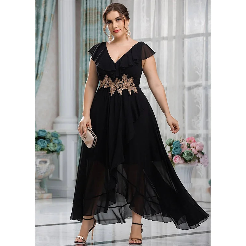 Gorgeous Chiffon Plus Size Dress