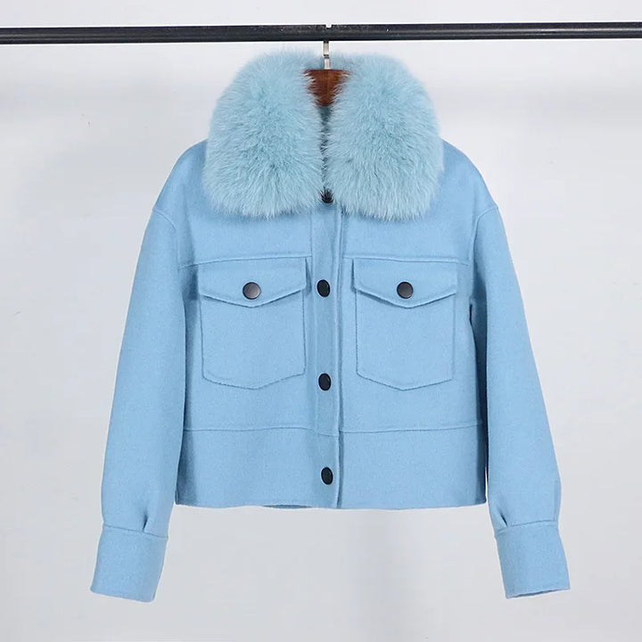 Stunning Double-sided Loose Wool Coat