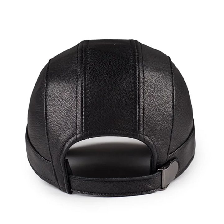 Natural Genuine Leather Baseball Cap